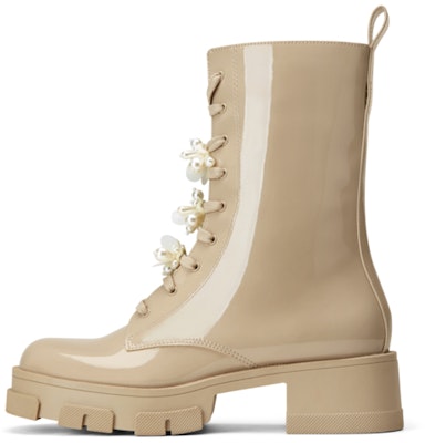 (Women) CHARLES & KEITH Patent Leather Chunky Sole Boots 'Slim Martin' CK1-90920110 Purchase (Women) CHARLES & KEITH Patent Leather Chunky Sole Boots 'Slim Martin' CK1-90920110