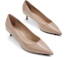 Details for (W) CHARLES & KEITH Kasut Tumit Kucing Kulit Berkilat 'Nude' CK1-61720165