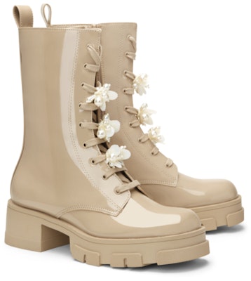 (Women) CHARLES & KEITH Patent Leather Chunky Sole Boots 'Slim Martin' CK1-90920110 Details for (Women) CHARLES & KEITH Patent Leather Chunky Sole Boots 'Slim Martin' CK1-90920110