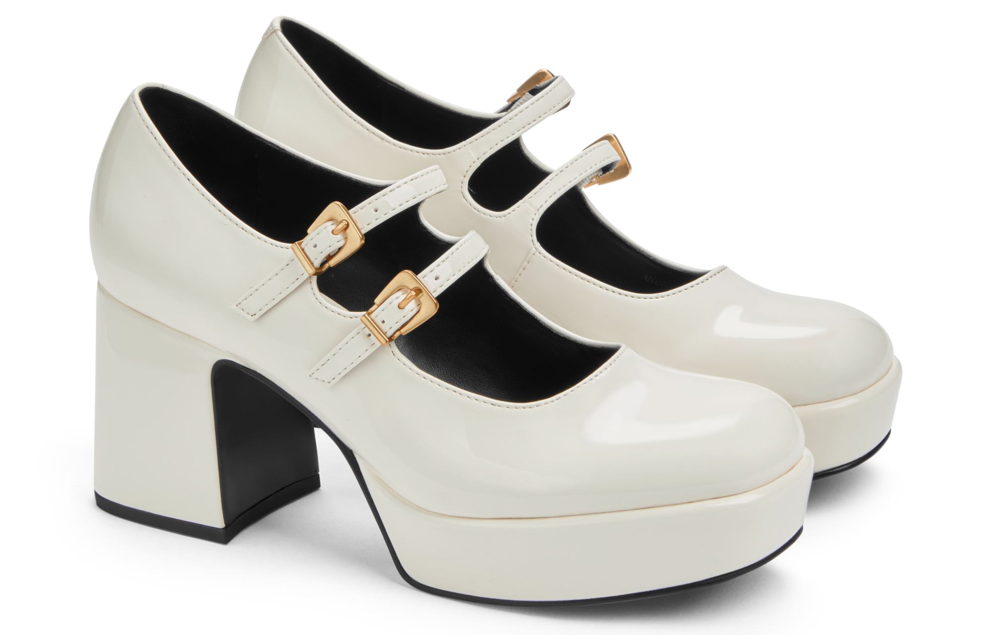 Details for CHARLES＆KEITH 漆皮流行休閒高跟鞋 7.5cm 女款