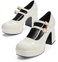 CHARLES&KEITH 漆皮流行休閒高跟鞋 7.5cm 女款 Sizing CHARLES&KEITH 漆皮流行休閒高跟鞋 7.5cm 女款