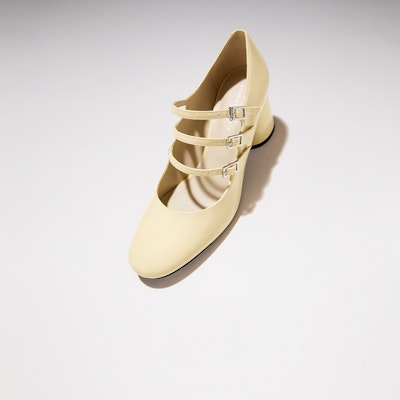 (W) CHARLES & KEITH Kasut Pumps Patent Mary Jane 'Tumit Chunky Retro' CK1-61720136 11