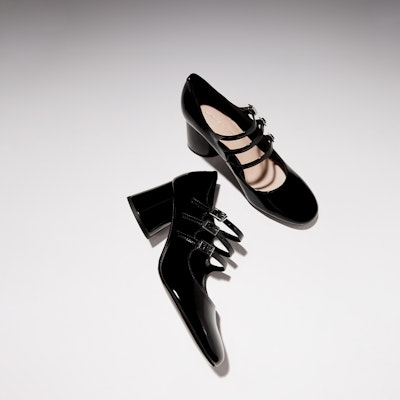 (W) CHARLES & KEITH Kasut Pumps Patent Mary Jane 'Tumit Chunky Retro' CK1-61720136 Shop (W) CHARLES & KEITH Kasut Pumps Patent Mary Jane 'Tumit Chunky Retro' CK1-61720136