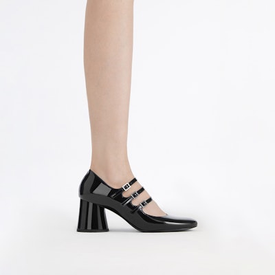 (W) CHARLES & KEITH Kasut Pumps Patent Mary Jane 'Tumit Chunky Retro' CK1-61720136 Purchase (W) CHARLES & KEITH Kasut Pumps Patent Mary Jane 'Tumit Chunky Retro' CK1-61720136