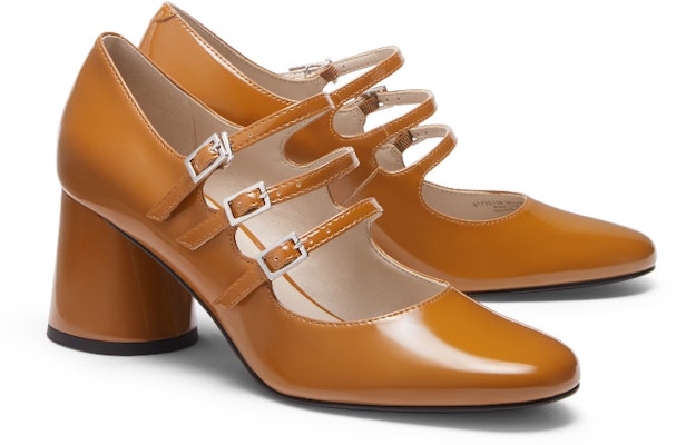 (W) CHARLES & KEITH Kasut Pumps Patent Mary Jane 'Tumit Chunky Retro' CK1-61720136 Sizing (W) CHARLES & KEITH Kasut Pumps Patent Mary Jane 'Tumit Chunky Retro' CK1-61720136