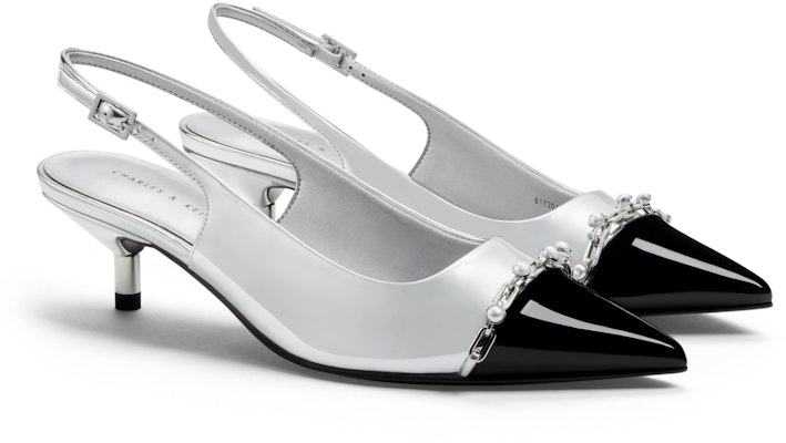 (W) CHARLES & KEITH 패턴 뾰족 하이힐 (CHARLES & KEITH paeteon ppyojok hai-hil) CK1-61720161 2