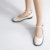 (W) CHARLES & KEITH Tumit Rendah Mutiara Tali Buku Lali 'Pink Putih' CK1-70900398_CHALK