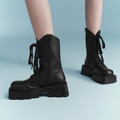 (Women) CHARLES & KEITH Platform Ankle Boots 'Trendy Martin' CK1-90920108 Shop (Women) CHARLES & KEITH Platform Ankle Boots 'Trendy Martin' CK1-90920108