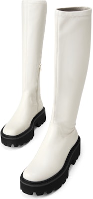 (Women) CHARLES & KEITH Platform High-Top Boots with Zipper 'Black' CK1-90380127 Sizing (Women) CHARLES & KEITH Platform High-Top Boots with Zipper 'Black' CK1-90380127