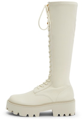 (Women) CHARLES & KEITH Platform Lace-Up Zippered Tall Boots 'Pink White' CK1-90580145_CHALK Buy (Women) CHARLES & KEITH Platform Lace-Up Zippered Tall Boots 'Pink White' CK1-90580145_CHALK