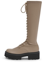 (Women) CHARLES & KEITH Charles & Keith Platform Lace-Up Zip Tall Boots 'Taupe' CK1-90580145_TAUPE (Women) CHARLES & KEITH Charles & Keith Platform Lace-Up Zip Tall Boots 'Taupe' CK1-90580145_TAUPE