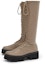Order (Women) CHARLES & KEITH Charles & Keith Platform Lace-Up Zip Tall Boots 'Taupe' CK1-90580145_TAUPE