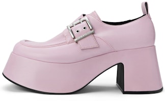 (Women) CHARLES & KEITH Platform Loafers 'Metal Buckle' CK1-80580134 (Women) CHARLES & KEITH Platform Loafers 'Metal Buckle' CK1-80580134
