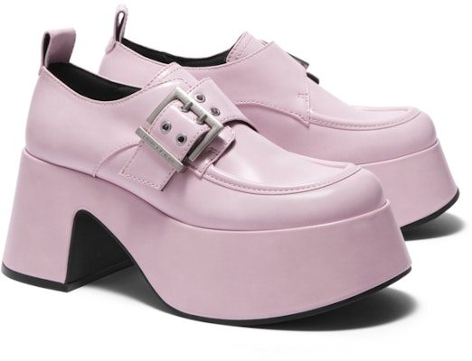 CHARLES&KEITH PU金屬釦帶飾厚底樂福鞋 女款 Order CHARLES&KEITH PU金屬釦帶飾厚底樂福鞋 女款