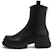 (W) CHARLES & KEITH Platform But But Zip Slim 'Velvet Hitam' CK1-90580170