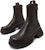 (W) CHARLES & KEITH Platform But But Zip Slim 'Velvet Hitam' CK1-90580170