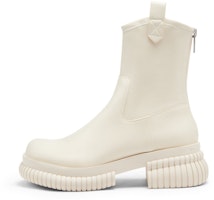 (W) 查尔斯&基斯 黑色丝绒圆头拉链厚底靴 CK1-90580170 Sizing (W) 查尔斯&基斯 黑色丝绒圆头拉链厚底靴 CK1-90580170