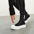 (W) CHARLES & KEITH Boot Tumit Platform Hitam Tinggi Selutut 'Black Knight' CK1-90900109