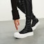Shop (W) CHARLES & KEITH Boot Tumit Platform Hitam Tinggi Selutut 'Black Knight' CK1-90900109