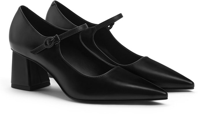 (W) CHARLES & KEITH Sepatu Hak Chunky Pointed Toe Mary Jane CK1-61720163 Order (W) CHARLES & KEITH Sepatu Hak Chunky Pointed Toe Mary Jane CK1-61720163