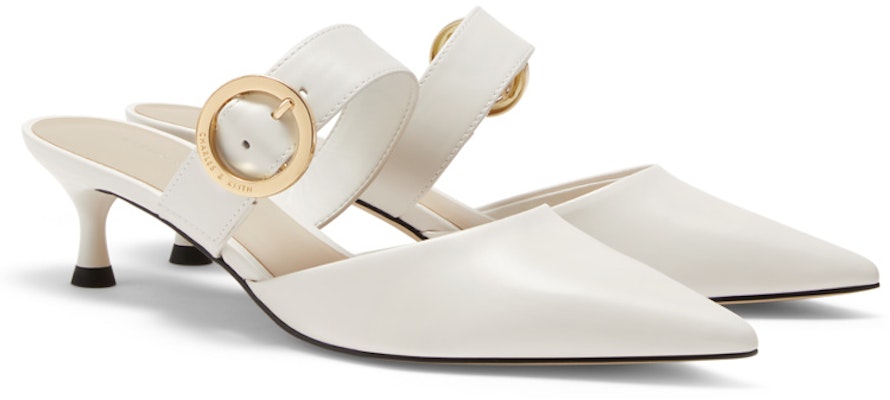 (Women) CHARLES & KEITH Pointed Toe Slide 'Simplistic Metallic Buckle' CK1-61720133 Order (Women) CHARLES & KEITH Pointed Toe Slide 'Simplistic Metallic Buckle' CK1-61720133