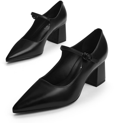 (W) CHARLES & KEITH Sepatu Hak Chunky Pointed Toe Mary Jane CK1-61720163 Lookbook (W) CHARLES & KEITH Sepatu Hak Chunky Pointed Toe Mary Jane CK1-61720163