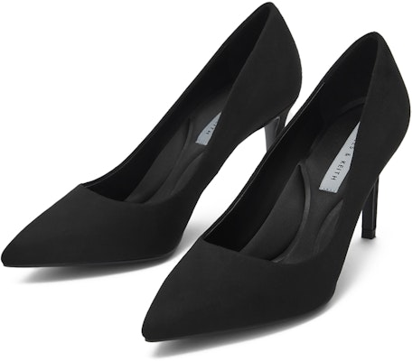 (W) CHARLES & KEITH Kasut Tumit Runcing 'Hitam' CK1-60280245-1_BLACK Lookbook (W) CHARLES & KEITH Kasut Tumit Runcing 'Hitam' CK1-60280245-1_BLACK