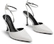 Lookbook (W) CHARLES & KEITH Tumit Tinggi Runcing Bertali Pergelangan 'Hitam' CK1-60280378