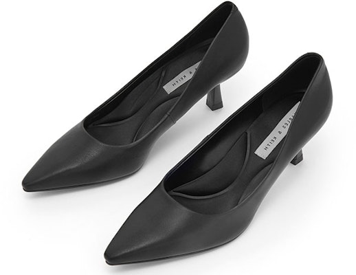 (W) CHARLES & KEITH Kasut Tumit Runcing 'Black Commuter' CK1-60361352_BLACK Lookbook (W) CHARLES & KEITH Kasut Tumit Runcing 'Black Commuter' CK1-60361352_BLACK