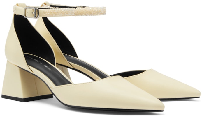 CHARLES&KEITH PU 時尚手環尖頭 粗跟 高筒鞋 5.5cm 女款 Purchase CHARLES&KEITH PU 時尚手環尖頭 粗跟 高筒鞋 5.5cm 女款