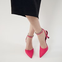 (W) CHARLES & KEITH Tumit Tinggi Runcing Bertali Pergelangan 'Hitam' CK1-60280378 Cheap (W) CHARLES & KEITH Tumit Tinggi Runcing Bertali Pergelangan 'Hitam' CK1-60280378