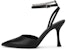 (W) CHARLES & KEITH Tumit Tinggi Runcing Bertali Pergelangan 'Hitam' CK1-60280378