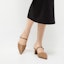 Purchase (W) CHARLES & KEITH PU 'Mules Tumit Rendah Berhujung Tajam Tali Buku Camel' CK1-60580224_CAMEL