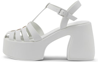 (Women) CHARLES & KEITH PU 'Chunky Heel Roman Sandal' CK1-80920025 (Women) CHARLES & KEITH PU 'Chunky Heel Roman Sandal' CK1-80920025