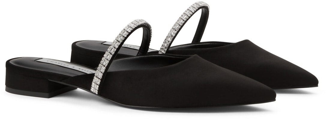 (Women) CHARLES & KEITH PU 'Embellished Strap Pointed Toe Mules' CK1-70360152 Details for (Women) CHARLES & KEITH PU 'Embellished Strap Pointed Toe Mules' CK1-70360152