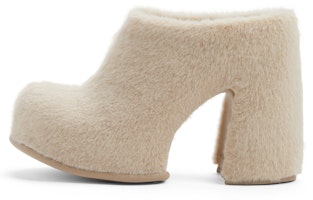 (Women) CHARLES & KEITH PU 'Fashion Design Mule Chunky Heel' CK1-60280412 (Women) CHARLES & KEITH PU 'Fashion Design Mule Chunky Heel' CK1-60280412
