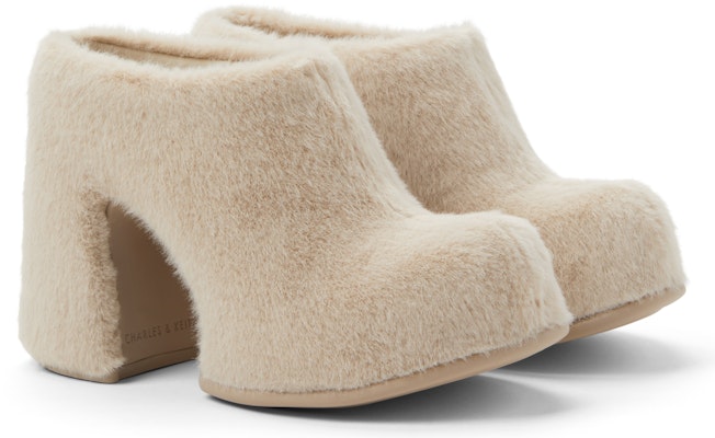 (Women) CHARLES & KEITH PU 'Fashion Design Mule Chunky Heel' CK1-60280412 Order (Women) CHARLES & KEITH PU 'Fashion Design Mule Chunky Heel' CK1-60280412
