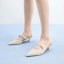 Shop (W) CHARLES & KEITH Kasut Tumit Chunky Pointed PU Fesyen CK1-61720118