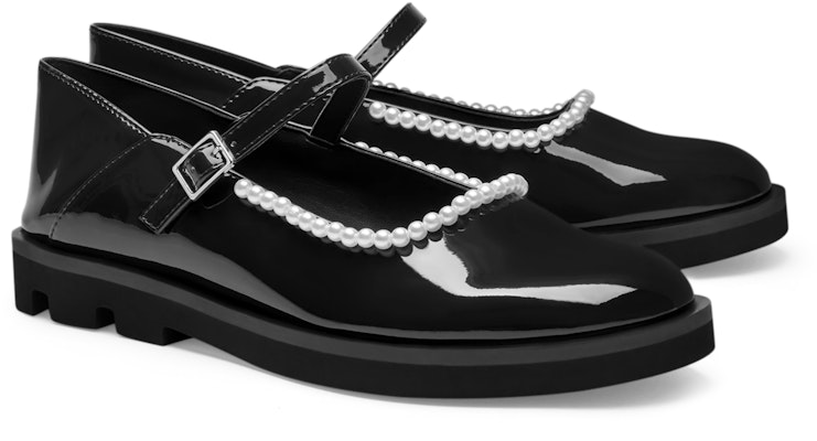 (W) CHARLES & KEITH 진주 프렌치 메리제인 (55 characters) CK1-70380959 6