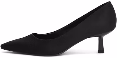 (Women) CHARLES & KEITH PU 'Sleek Commuter Pointed High Heel Black Texture' CK1-60361352_BLACKTEXTURED (Women) CHARLES & KEITH PU 'Sleek Commuter Pointed High Heel Black Texture' CK1-60361352_BLACKTEXTURED