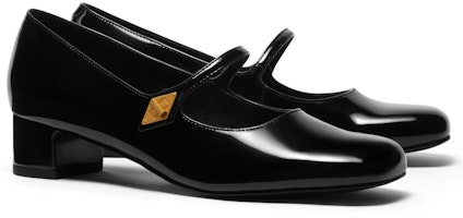 (W) CHARLES & KEITH PU 'Mary Jane Chunky Vintage' CK1-60361427 4