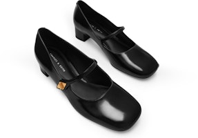 (W) CHARLES & KEITH PU 'Mary Jane Chunky Vintage' CK1-60361427 Cheap (W) CHARLES & KEITH PU 'Mary Jane Chunky Vintage' CK1-60361427