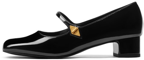 (W) CHARLES & KEITH PU 'Mary Jane Chunky Vintage' CK1-60361427 2