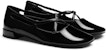 (W) CHARLES & KEITH Kasut Ballerina PU 'Cross-Strap Round Toe' CK1-70920132