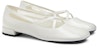 (W) CHARLES & KEITH Kasut Ballerina PU 'Cross-Strap Round Toe' CK1-70920132