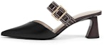 Buy (W) CHARLES & KEITH PU Hitam 'Lace-Up Cut-Out High Heel' Selipar Tumit Tinggi CK1-60580238_BLACK