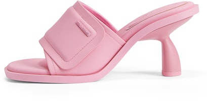 (Women) CHARLES & KEITH PU Block Heel Slide 'Fashion' CK1-60920340 (Women) CHARLES & KEITH PU Block Heel Slide 'Fashion' CK1-60920340