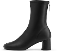 (Women) CHARLES & KEITH PU Boots 'Chic Chunky Heel Fashion Zipper' CK1-90360374 (Women) CHARLES & KEITH PU Boots 'Chic Chunky Heel Fashion Zipper' CK1-90360374
