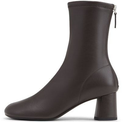 (Women) CHARLES & KEITH PU Boots 'Chic Chunky Heel Fashion Zipper' CK1-90360374 1
