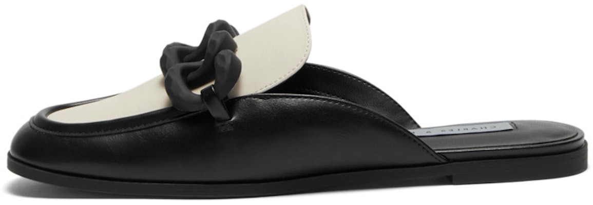 CHARLES&KEITH PU粗鏈條設計平跟拖鞋 女款 1